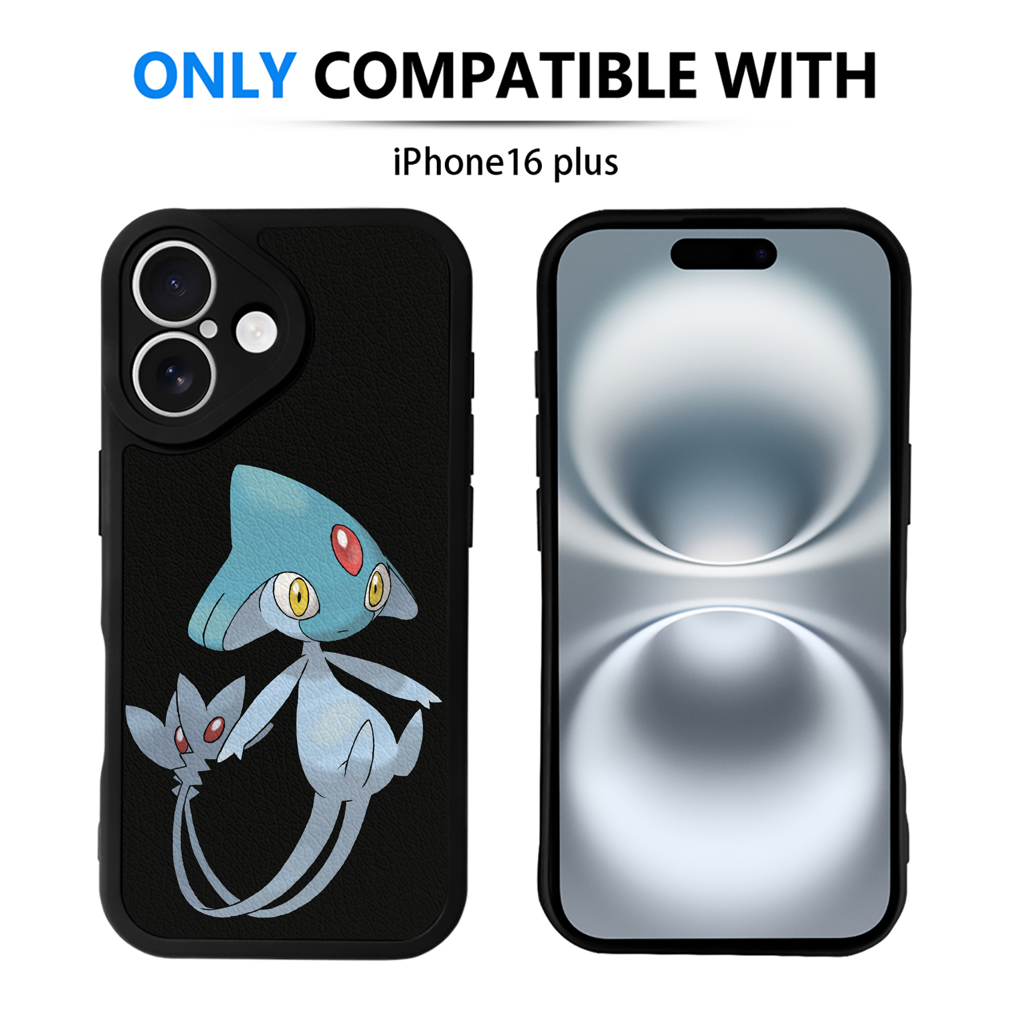 （画像用） ポケットモンスター Pokémon 【iPhone 16シリーズ対応】シリコンスマホケース（レザー調） 材質：シリコン